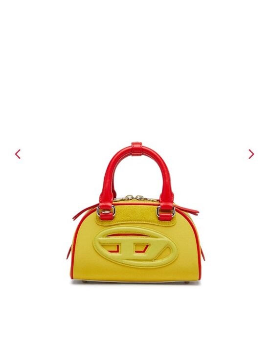 Diesel Handbags - 1DR Dome-Colour-block small bowling bag